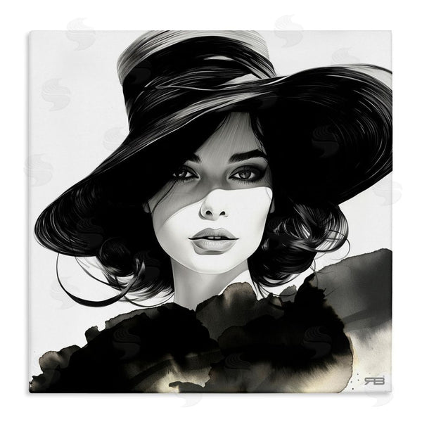 stupell industries RB | Stylish Fashionista Gaze Wall Art