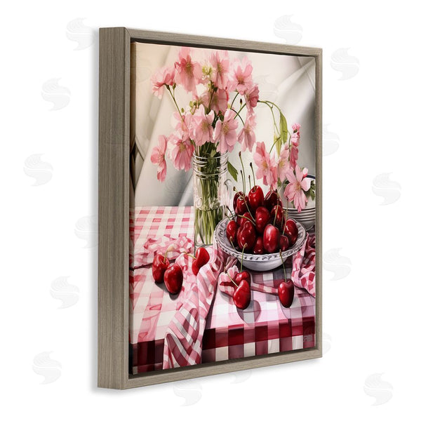 Stupell Industries RB | Summer Cherries & Florals Wall Art