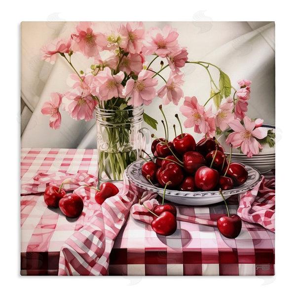 stupell industries RB | Summer Cherries & Florals Wall Art