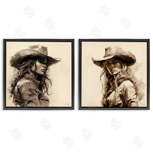 Stupell Industries RB | Trendy Cowgirl Beauties Wall Art