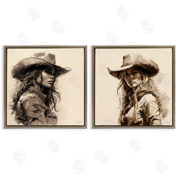 Stupell Industries RB | Trendy Cowgirl Beauties Wall Art