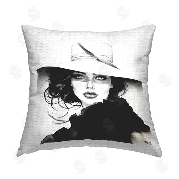 Stupell Industries RB | Trendy Fierce Woman Printed Throw Pillow