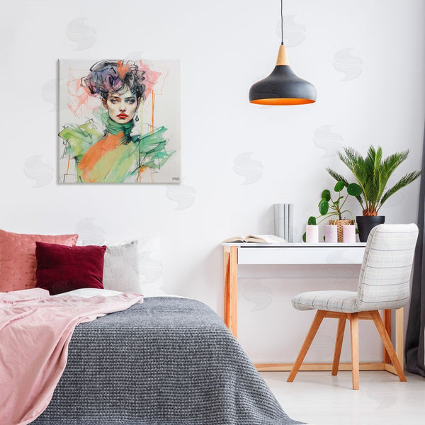 Stupell Industries RB | Trendy Glam Portrait Wall Art