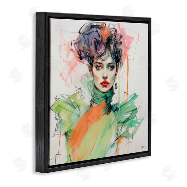 Stupell Industries RB | Trendy Glam Portrait Wall Art