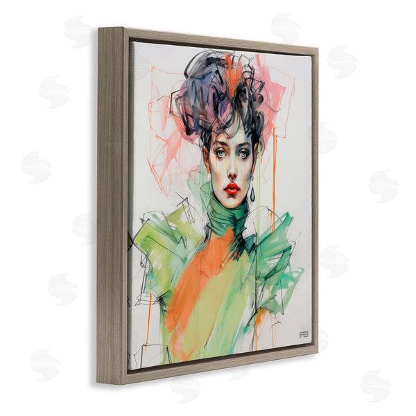 Stupell Industries RB | Trendy Glam Portrait Wall Art