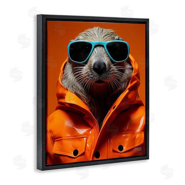 Stupell Industries RB | Trendy Otter With Glasses Wall Art