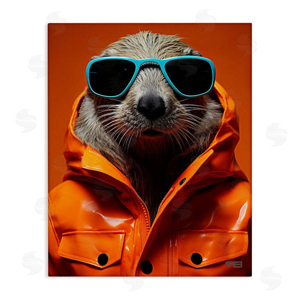 stupell industries RB | Trendy Otter with Glasses Wall Art