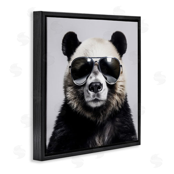 Stupell Industries RB | Trendy Panda In Glasses Wall Art