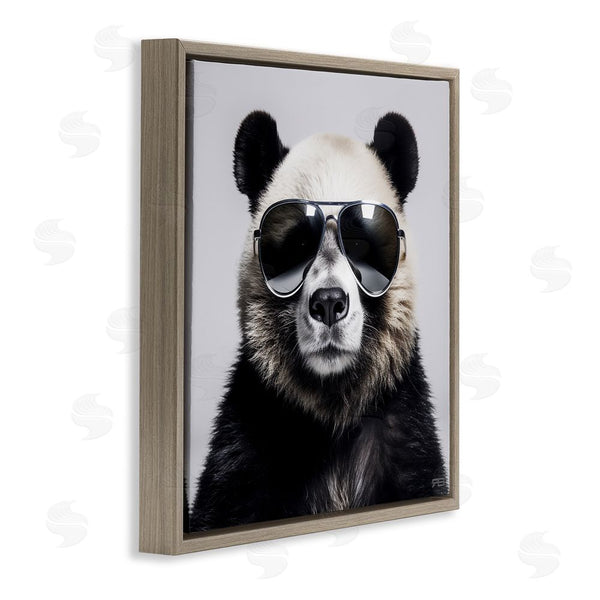 Stupell Industries RB | Trendy Panda In Glasses Wall Art