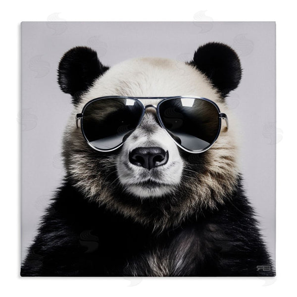 stupell industries RB | Trendy Panda in Glasses Wall Art