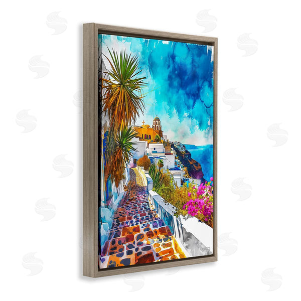 Stupell Industries RB | Tropical Coastal Town Wall Art