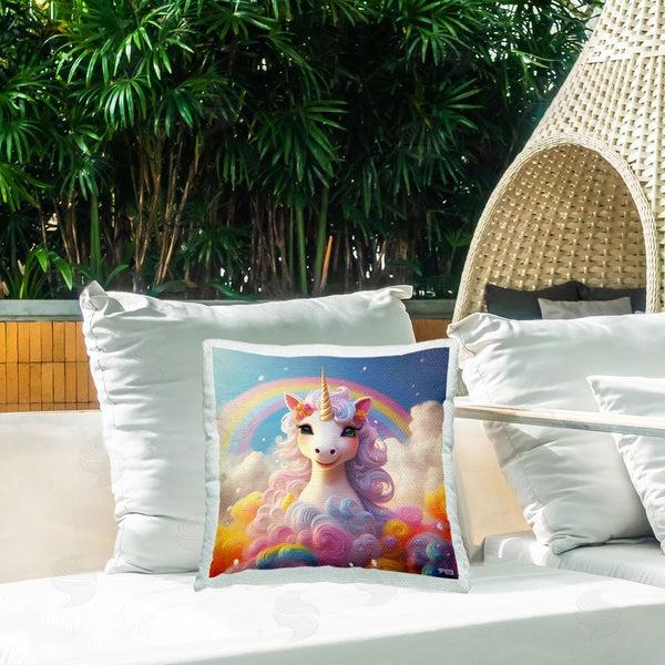 Stupell Industries RB | Unicorn Among Clouds Printed Throw Pillow