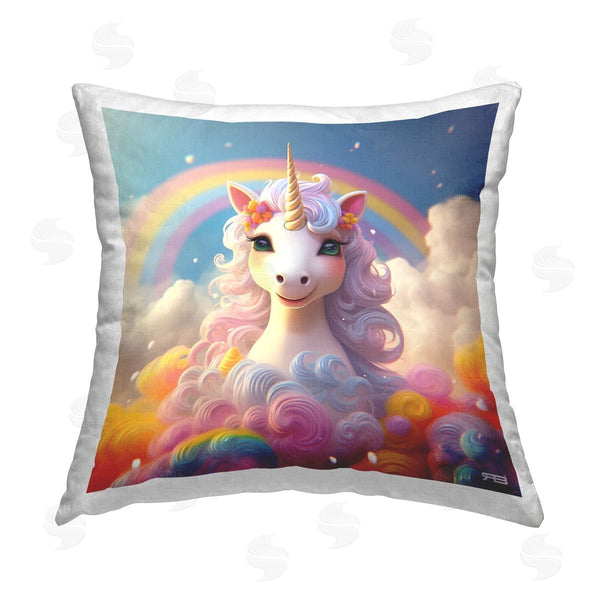 stupell industries RB | Unicorn Among Clouds Printed Throw Pillow