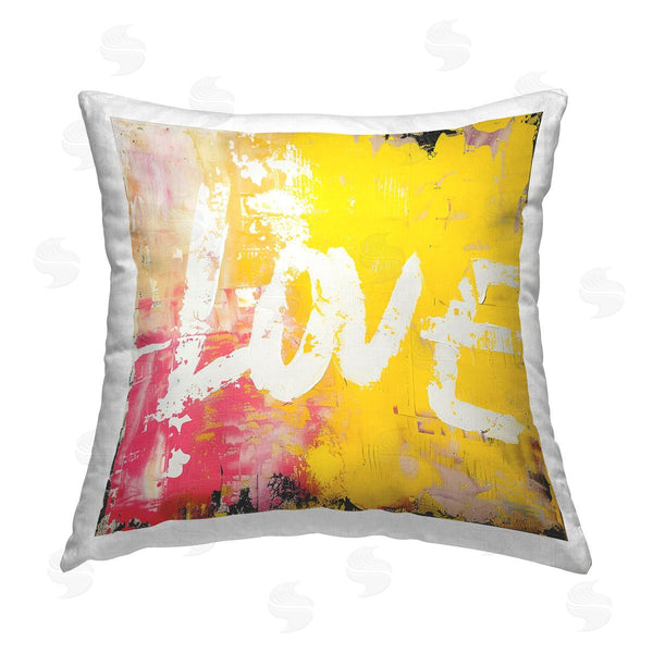 stupell industries RB | Urban Love Paint Style Printed Throw Pillow