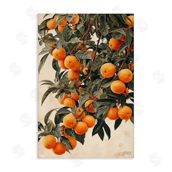 stupell industries RB | Vibrant Orange Tree Blooms Wall Art