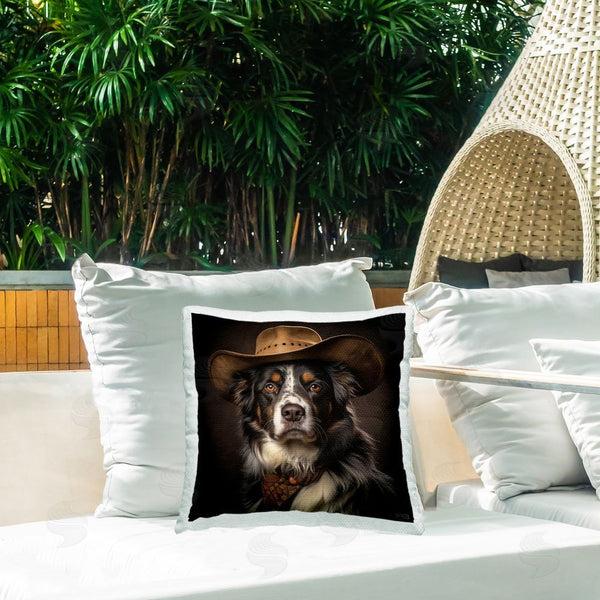 Stupell Industries RB | Vintage Cowboy Dog Printed Throw Pillow