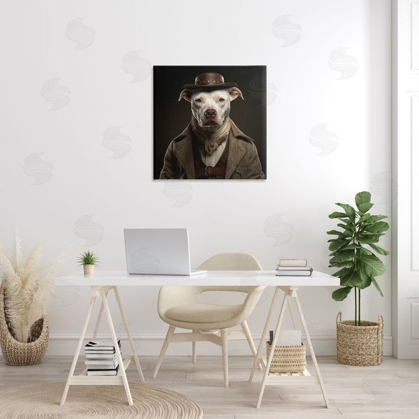 Stupell Industries RB | Vintage Fashion Pit Bull Wall Art