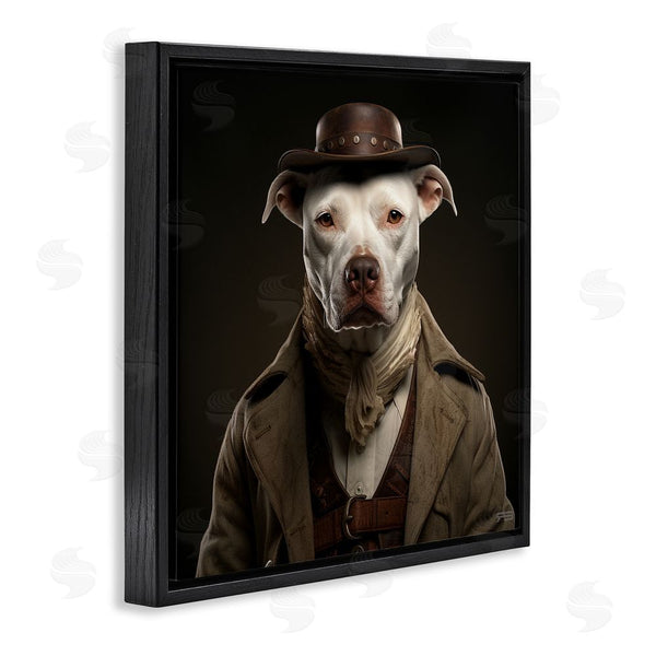 Stupell Industries RB | Vintage Fashion Pit Bull Wall Art