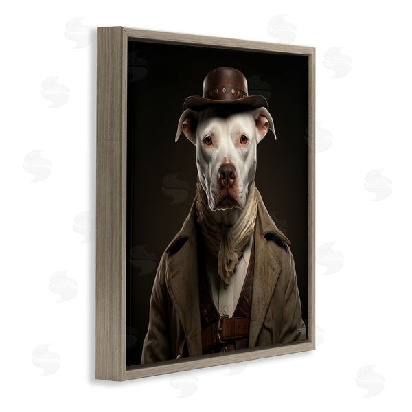 Stupell Industries RB | Vintage Fashion Pit Bull Wall Art