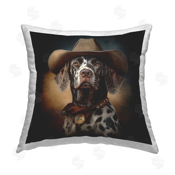 Stupell Industries RB | Vintage Sheriff Dog Printed Throw Pillow