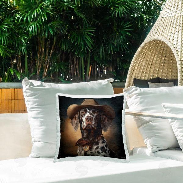 Stupell Industries RB | Vintage Sheriff Dog Printed Throw Pillow