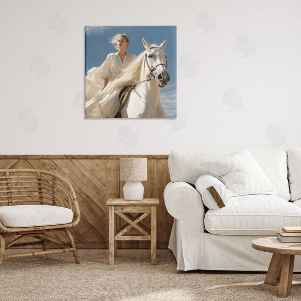 Stupell Industries RB | Windswept Equestrian Girl Wall Art