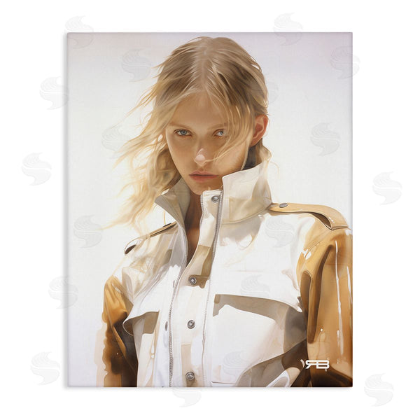 stupell industries RB | Woman in Riding Jacket Wall Art