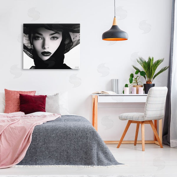 Stupell Industries RB | Woman With Black Veil Wall Art