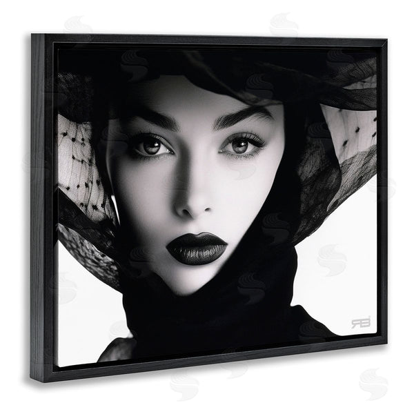Stupell Industries RB | Woman With Black Veil Wall Art