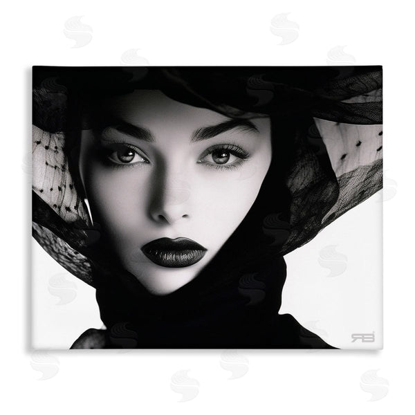 stupell industries RB | Woman with Black Veil Wall Art
