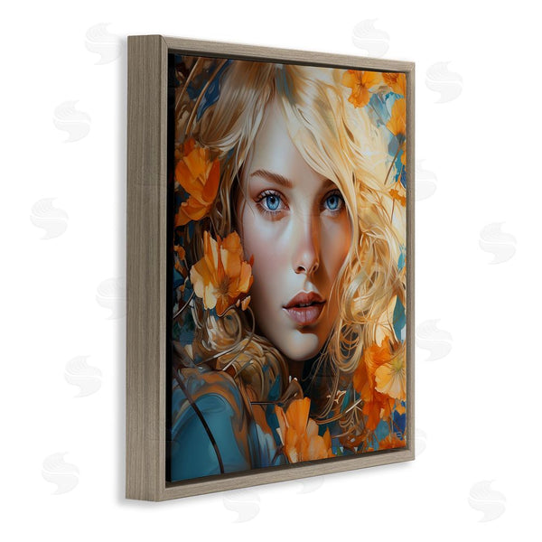 Stupell Industries RB | Woman With Blue Gaze Wall Art