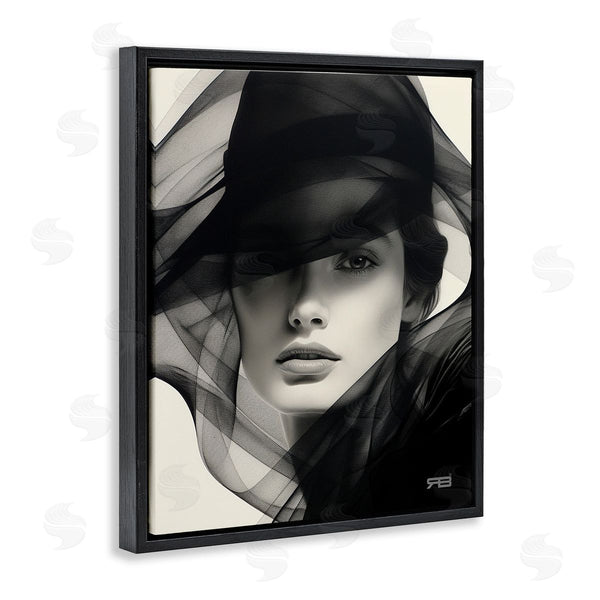 Stupell Industries RB | Woman With Swirling Hat Wall Art