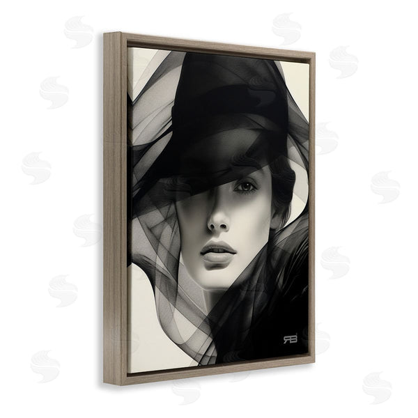 Stupell Industries RB | Woman With Swirling Hat Wall Art