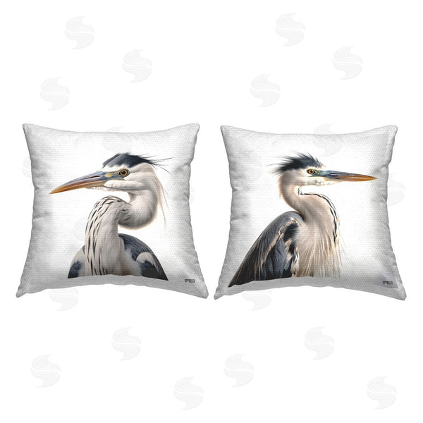 Stupell Industries RB | Young Heron Birds Printed Throw Pillow Set
