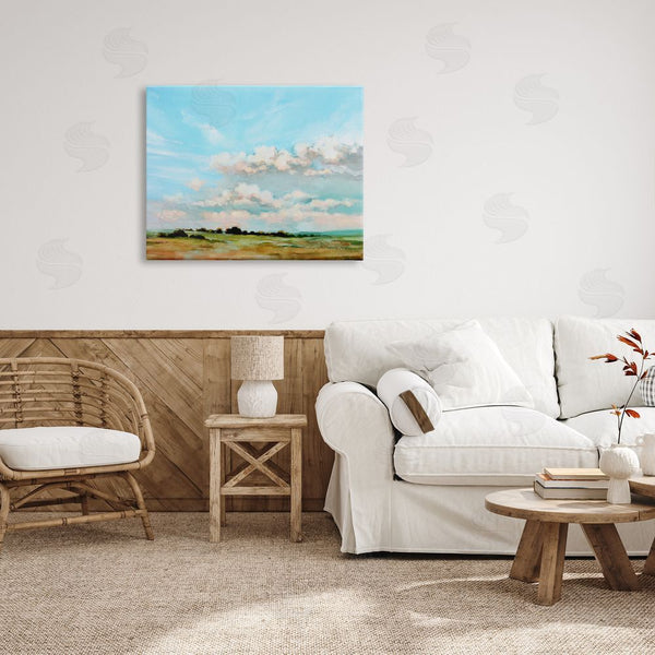 Stupell Industries Rebecca Fox | Cloudy Landscape Painting Wall Art