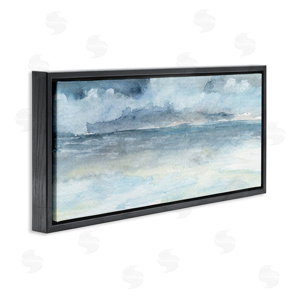 Stupell Industries Regina Moore | Abstract Cloudy Ocean Waves Wall Art