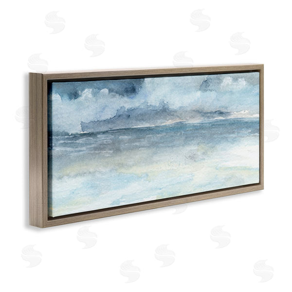 Stupell Industries Regina Moore | Abstract Cloudy Ocean Waves Wall Art