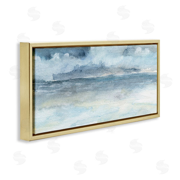 Stupell Industries Regina Moore | Abstract Cloudy Ocean Waves Wall Art