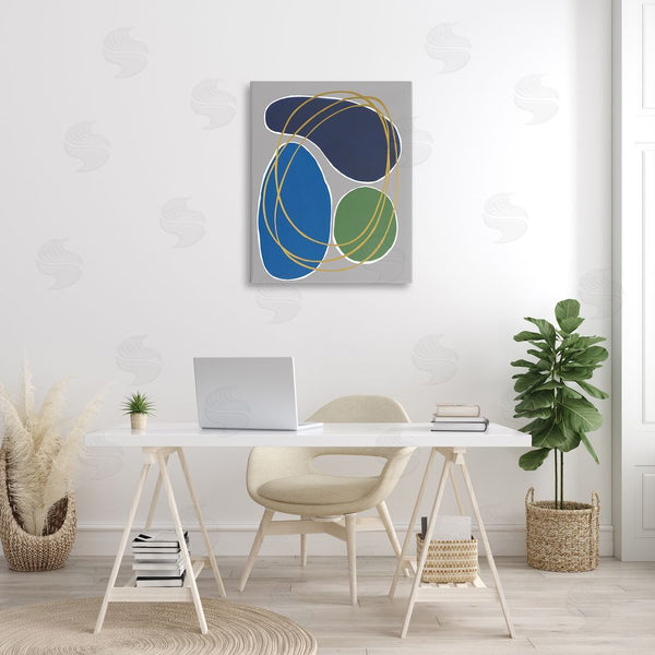 Stupell Industries Regina Moore | Abstract Oblong Shapes Wall Art