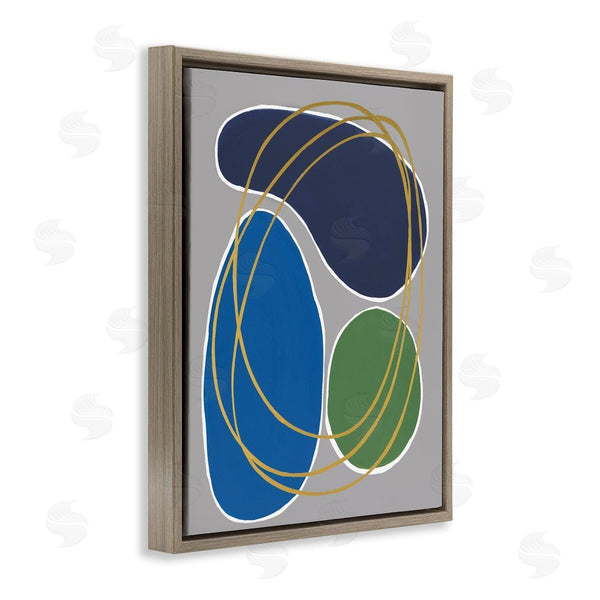 Stupell Industries Regina Moore | Abstract Oblong Shapes Wall Art