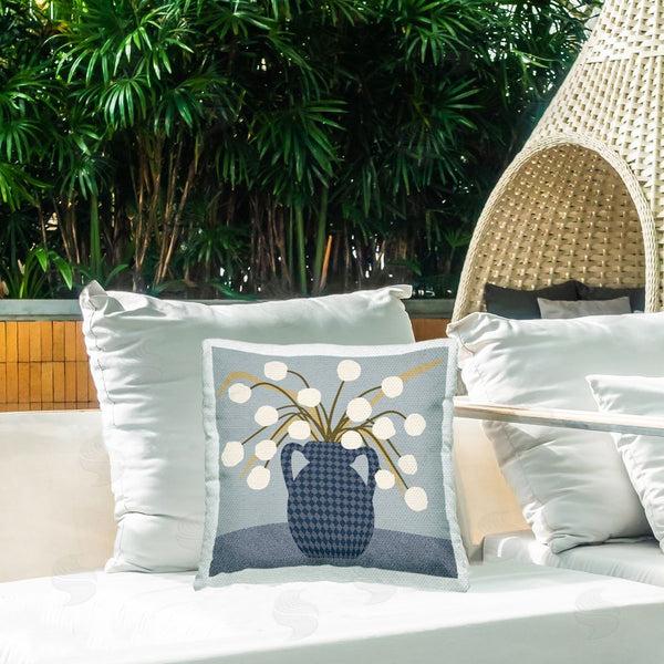 Stupell Industries Regina Moore | Abstract Potted Botanicals Printed Throw Pillow