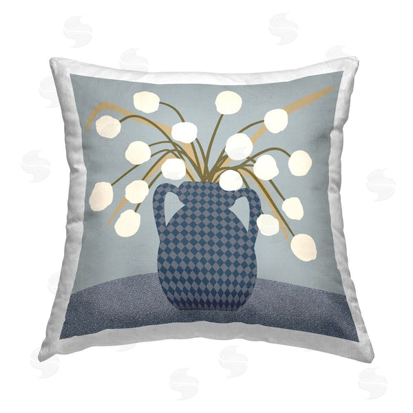 stupell industries Regina Moore | Abstract Potted Botanicals Printed Throw Pillow