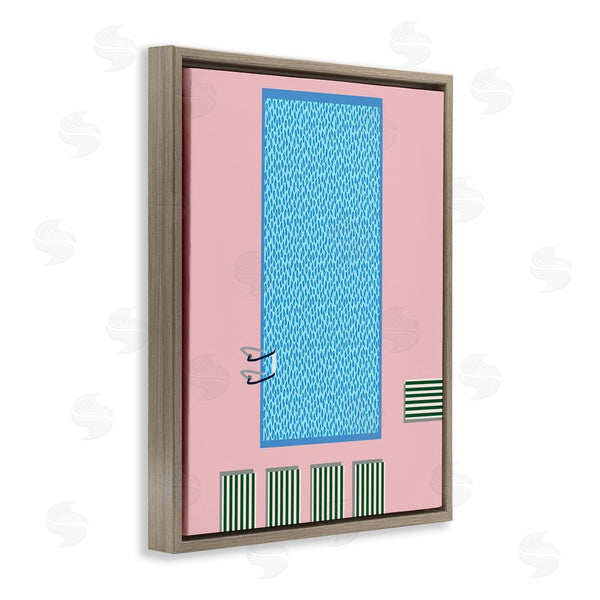 Stupell Industries Regina Moore | Abstract Summer Pool Wall Art