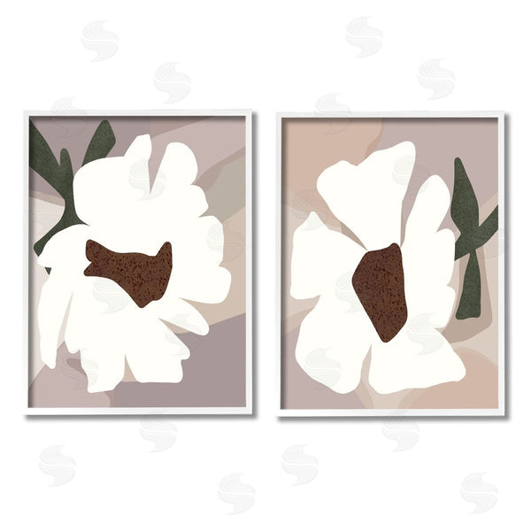 Stupell Industries Regina Moore | Abstract White Daisies