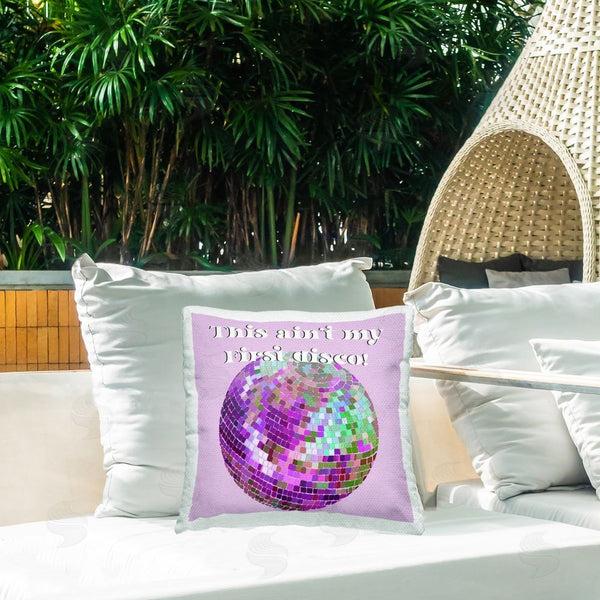 Stupell Industries Regina Moore | Ain't My First Disco Printed Throw Pillow