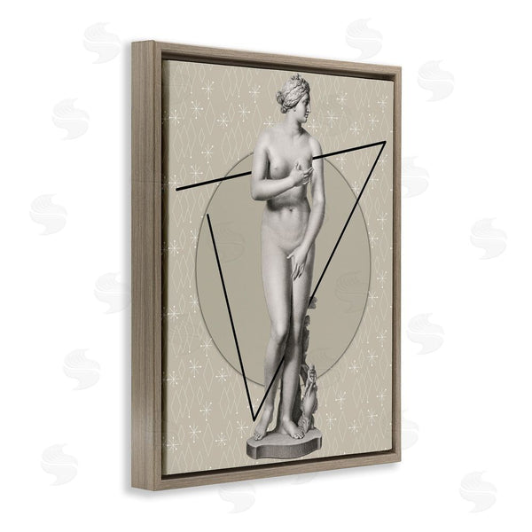 Stupell Industries Regina Moore | Classic Statue On Geometric Wall Art