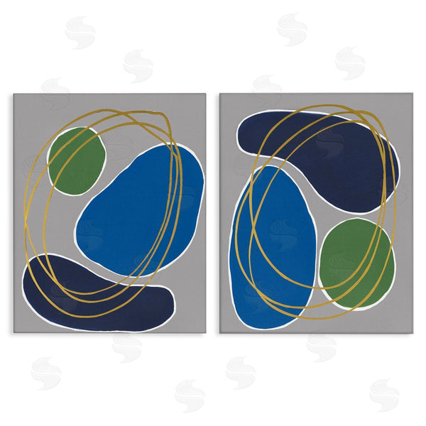 stupell industries Regina Moore | Contemporary Oblong Shapes Wall Art