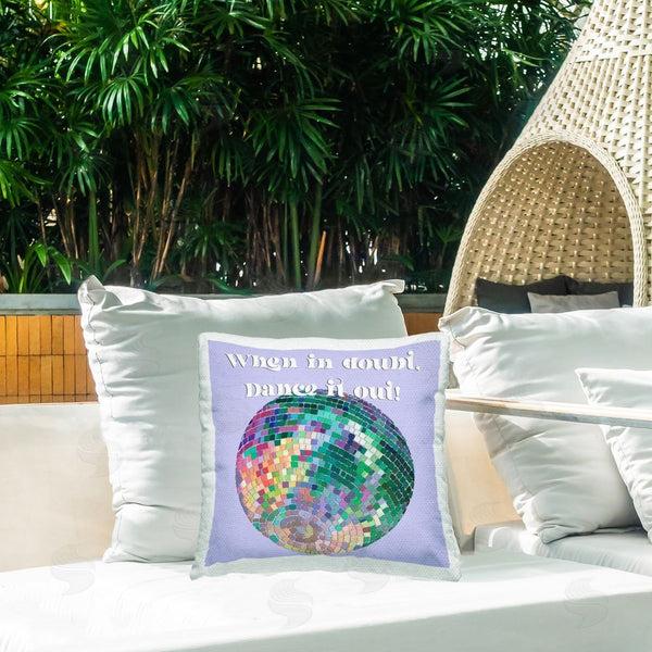 Stupell Industries Regina Moore | Dance It Out Phrase Printed Throw Pillow