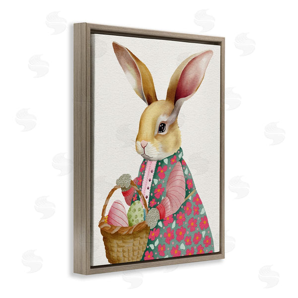 Stupell Industries Regina Moore | Easter Bunny With Egg Basket