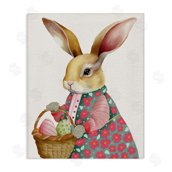 stupell industries Regina Moore | Easter Bunny with Egg Basket